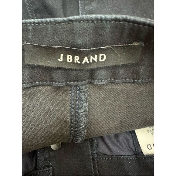 J Brand size 26 Natasha Sky High Skinny Jeans Exposed Button Fly Dark Wash - Picture 4 of 11